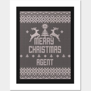 Merry Christmas AGENT Posters and Art